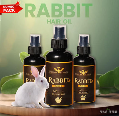Rabbit Herbal Hair Oil – 100% Stronger, Healthier Growth