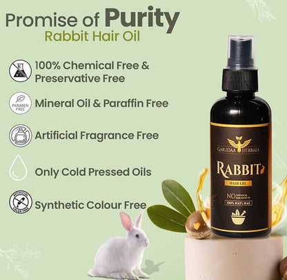 Rabbit Herbal Hair Oil – 100% Stronger, Healthier Growth